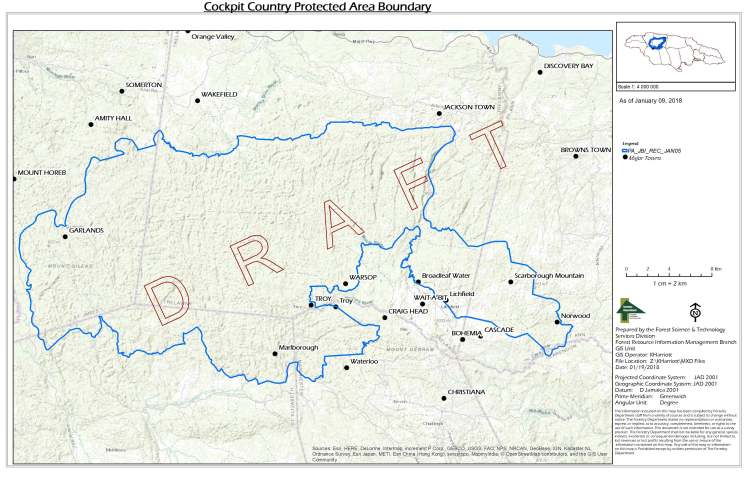 CCPA Forestry Dept map